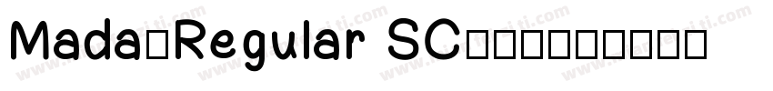 Mada-Regular SC700字体转换